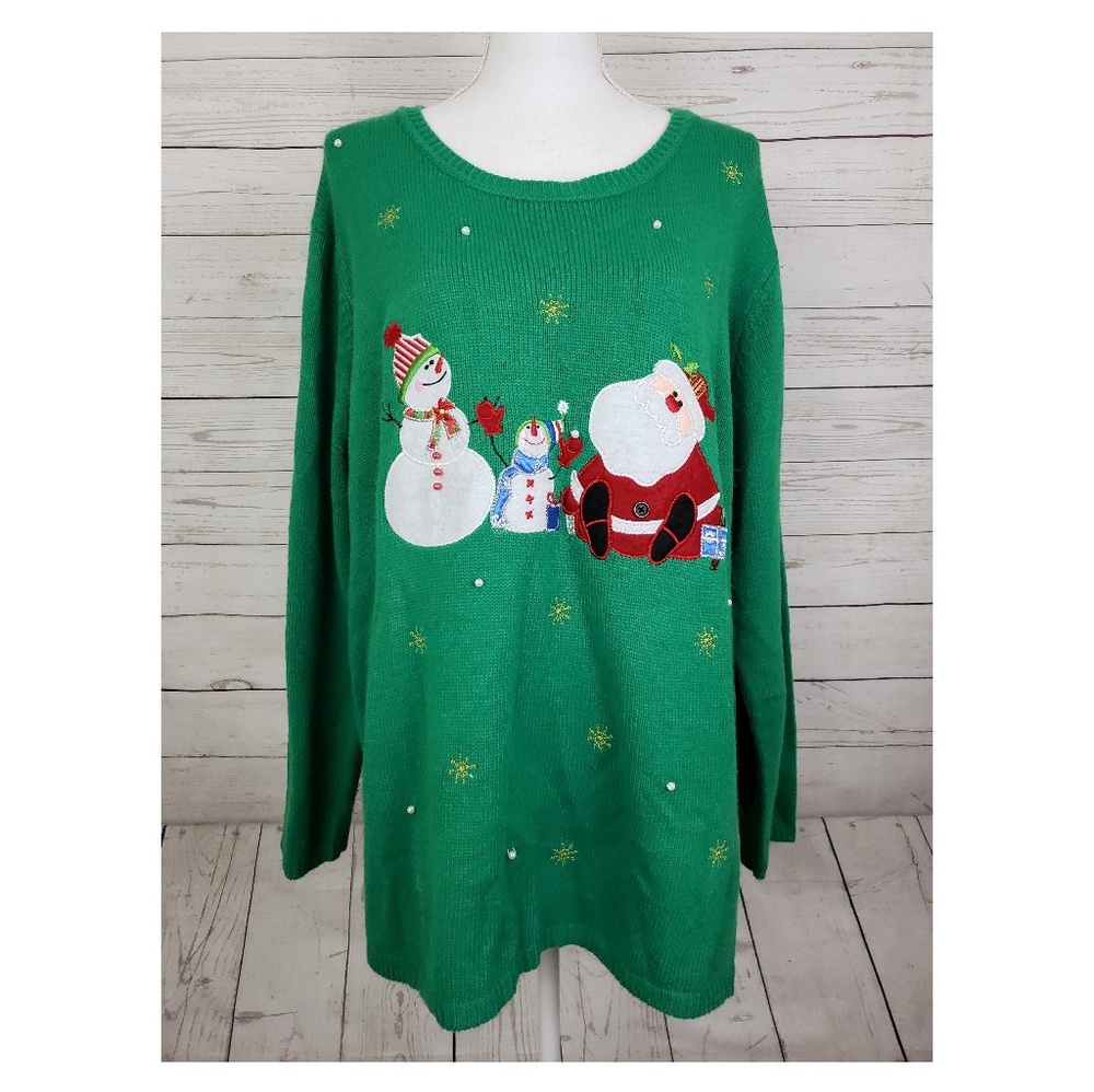 Plus size Christmas sweater
